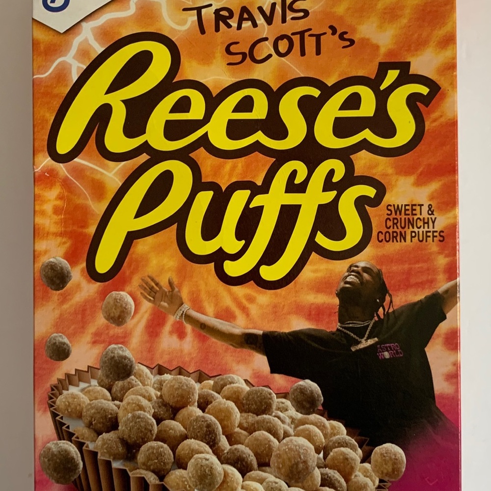 Travis Scott Reeses Puffs Cereal Limited Edition